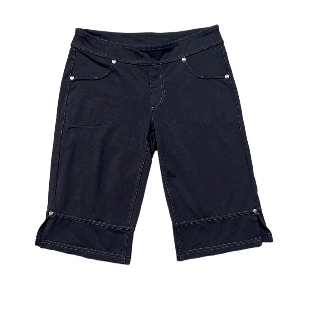 Athleta Black Bettona Bermuda Athletic Workout Shorts Size XS